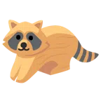 Waschbär + Holz