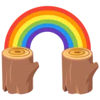 Holz + Regenbogen