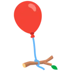 Holz + Luftballon