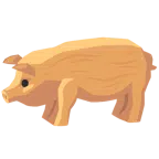 Holz + Schweinegesicht