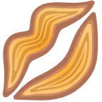 Holz + Kussabdruck