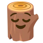 Holz + erleichtertes Gesicht