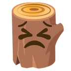 Holz + entschlossenes Gesicht