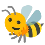 cara derritiéndose + abeja