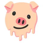 cara derritiéndose + cara de cerdo