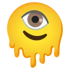 cara derritiéndose + ojo