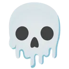 cara derritiéndose + calavera