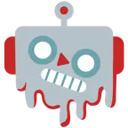 eriyen yüz + robot