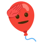 selamlayan yüz + balon