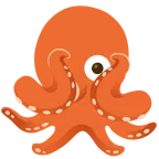 face with peeking eye + octopus