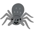 face with peeking eye + spider