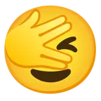 face with peeking eye + winking face