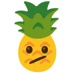 yamuk ağızlı yüz + ananas