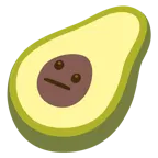 yamuk ağızlı yüz + avokado