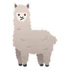 yamuk ağızlı yüz + lama