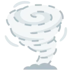 dotted line face + tornado