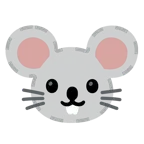 dotted line face + mouse face