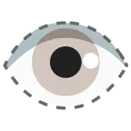 dotted line face + eye
