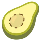 dotted line face + avocado