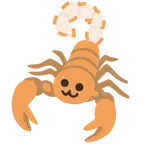 dotted line face + scorpion