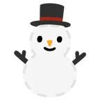 dotted line face + snowman without snow