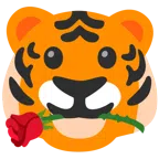 Tigergesicht + Rose
