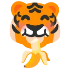 Tigergesicht + Banane