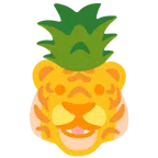 Tigergesicht + Ananas