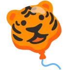 Tigergesicht + Luftballon