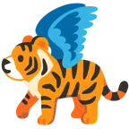 Tigergesicht + Vogel