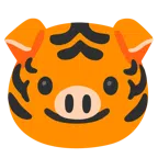 Tigergesicht + Schweinegesicht