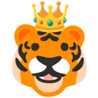 Tigergesicht + Krone