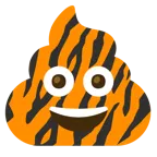Tigergesicht + Kothaufen