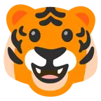 Tigergesicht + grinsendes Gesicht