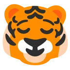 Tigergesicht + erleichtertes Gesicht