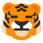 Tigergesicht + ausdrucksloses Gesicht