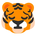 Tigergesicht + nachdenkliches Gesicht