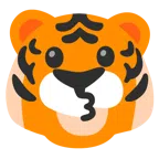 Tigergesicht + küssendes Gesicht