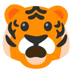 Tigergesicht + entsetztes Gesicht