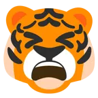 Tigergesicht + müdes Gesicht