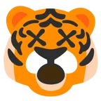 Tigergesicht + benommenes Gesicht