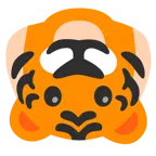 Tigergesicht + umgekehrtes Gesicht