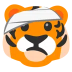 Tigergesicht + Gesicht mit Kopfverband