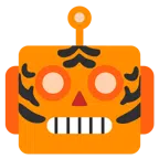 Tigergesicht + Roboter