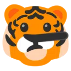 Tigergesicht + lügendes Gesicht