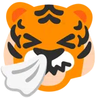 Tigergesicht + niesendes Gesicht