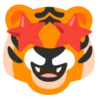 Tigergesicht + überwältigt