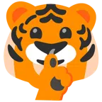 Tigergesicht + ermahnendes Gesicht