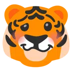 Tigergesicht + schwindeliges Gesicht