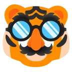 Tigergesicht + verkleidet
